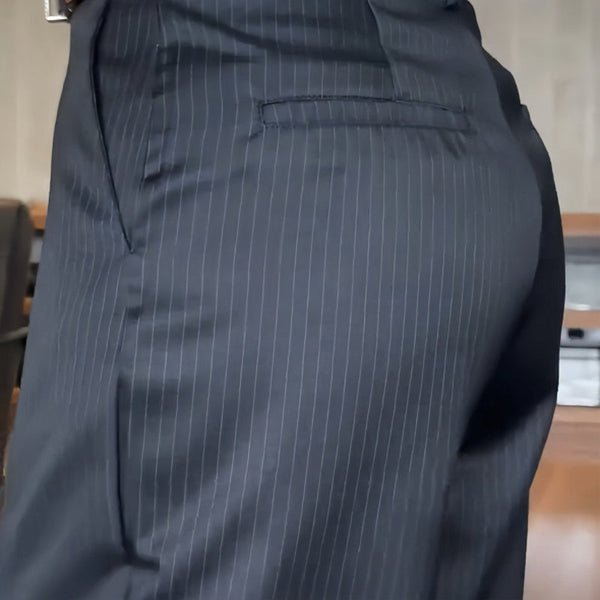 Kennedy | Striped Suit Trousers - Ciara & Fiona