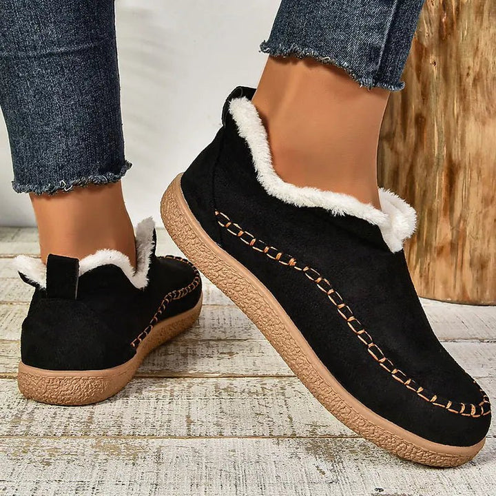 Kristelle | Orthopedic Leather Ankle Boots - Ciara & Fiona
