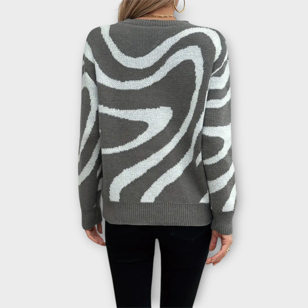 Larissa - Cozy Knit Sweater - Ciara & Fiona