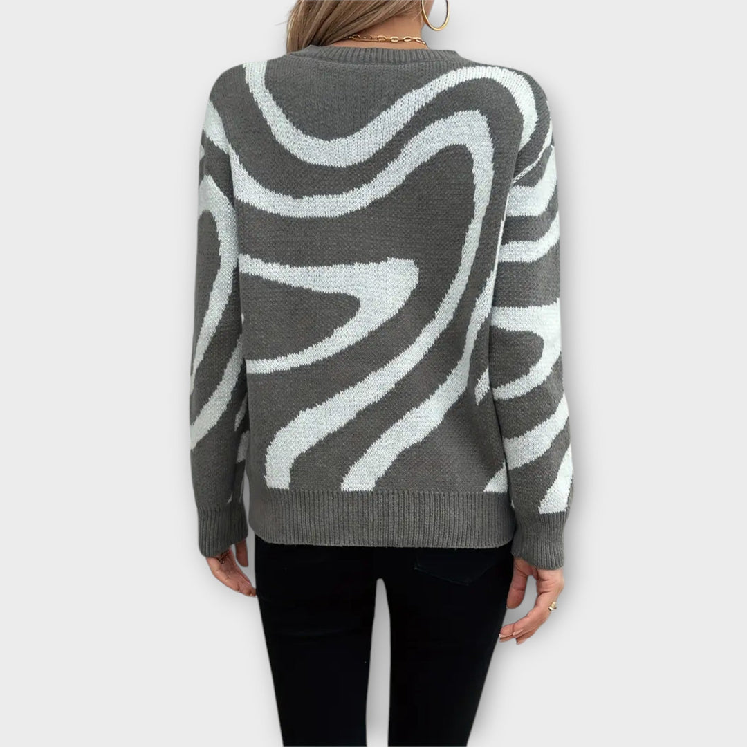 Larissa - Cozy Knit Sweater - Ciara & Fiona