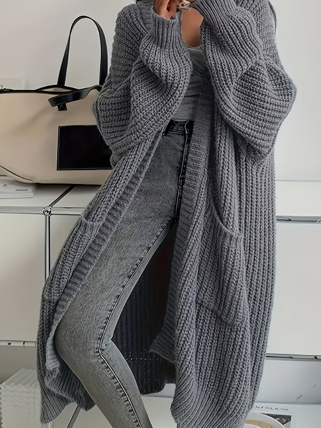 Leda | Cozy Confidence Longline Cardigan - Ciara & Fiona