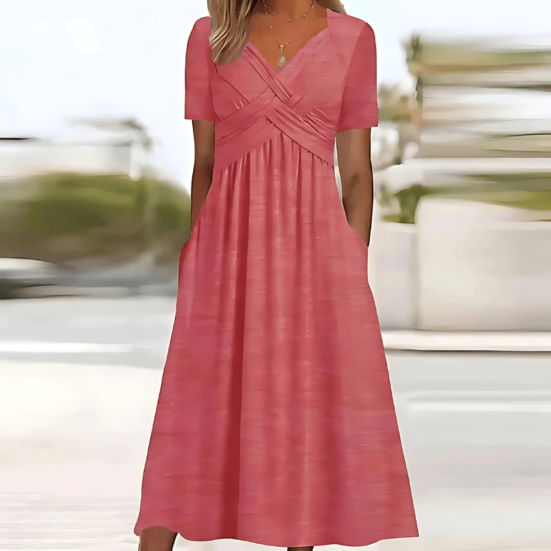 Leia | Elegant Dress with Tummy Coverage - Ciara & Fiona