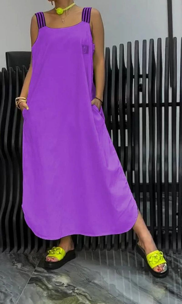 Leilani | Shoulder Strap Suspender Dress - Ciara & Fiona