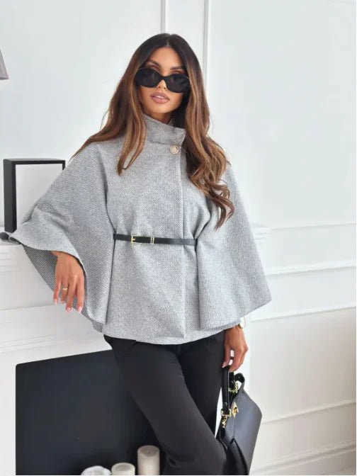 Loren | Elegant Cape with Waistband - Ciara & Fiona