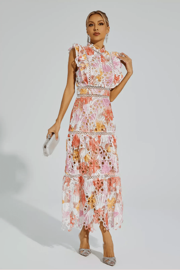 Malayah | Hollow Sleeveless Maxi Dress - Ciara & Fiona