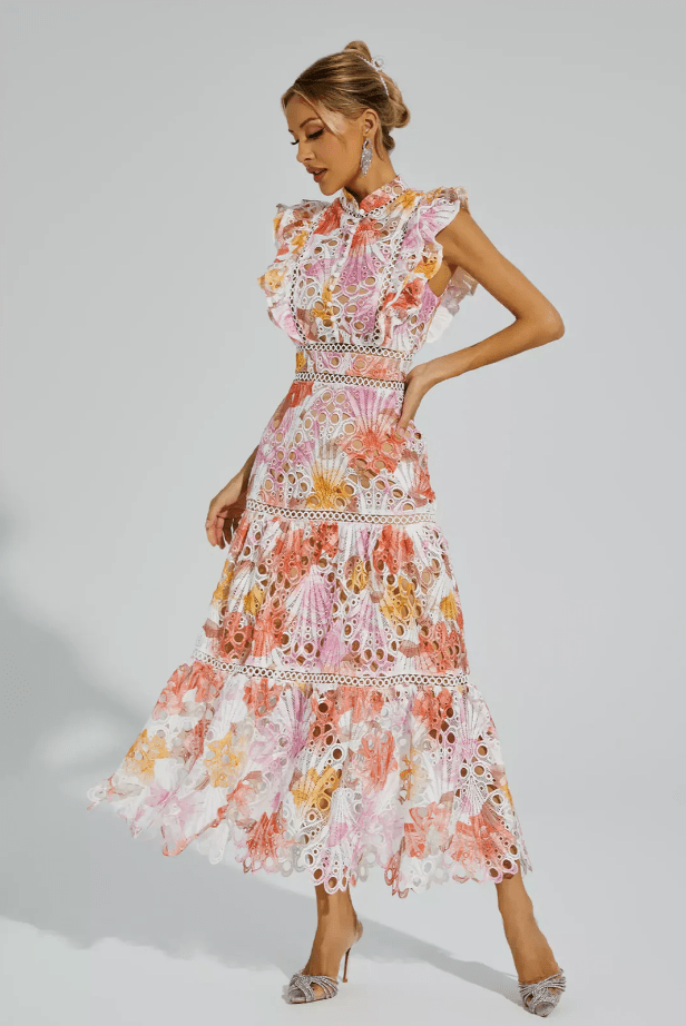 Malayah | Hollow Sleeveless Maxi Dress - Ciara & Fiona