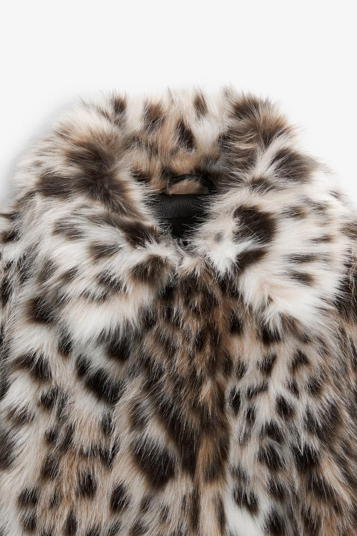 Mallory | Leopard Faux Fur Jacket - Ciara & Fiona