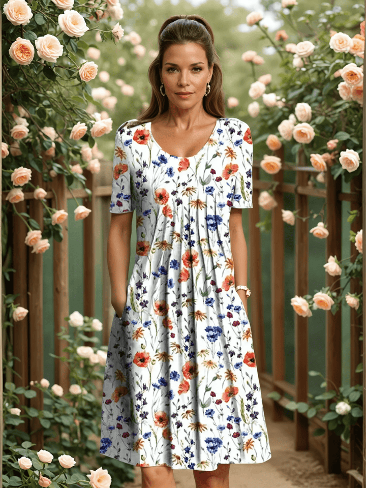 Marcelle | Elegant Dress With Tummy Coverage - Ciara & Fiona