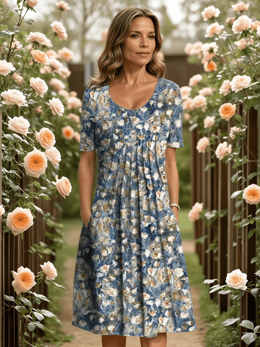 Marcelle | Elegant Dress With Tummy Coverage - Ciara & Fiona