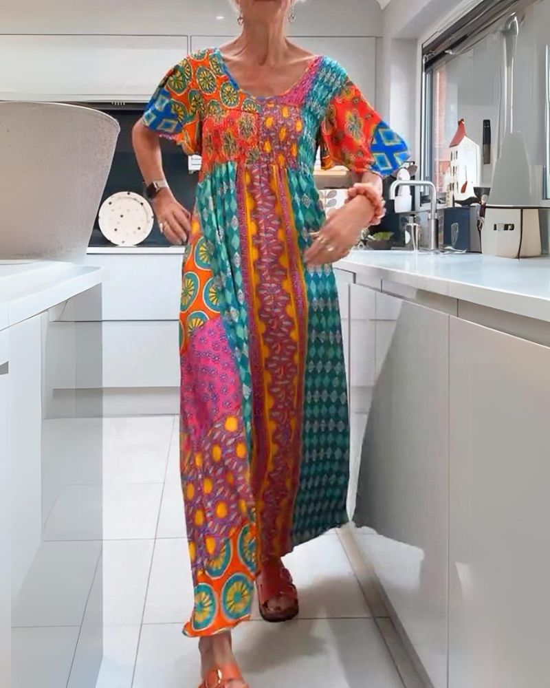 Marella | Colorful Bohemian Dress - Ciara & Fiona