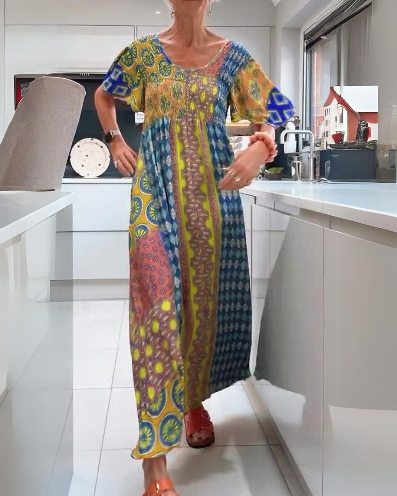 Marella | Colorful Bohemian Dress - Ciara & Fiona