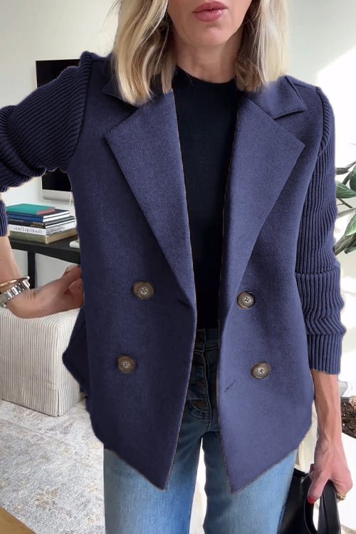 Mariana | Elegant Knit - Sleeve Blazer - Ciara & Fiona