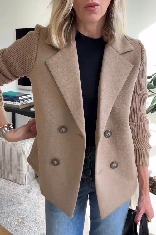 Mariana | Elegant Knit - Sleeve Blazer - Ciara & Fiona