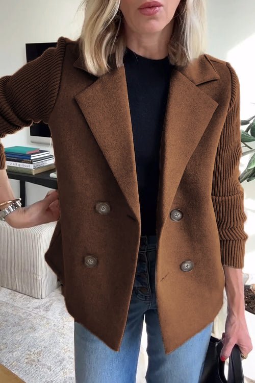 Mariana | Elegant Knit - Sleeve Blazer - Ciara & Fiona