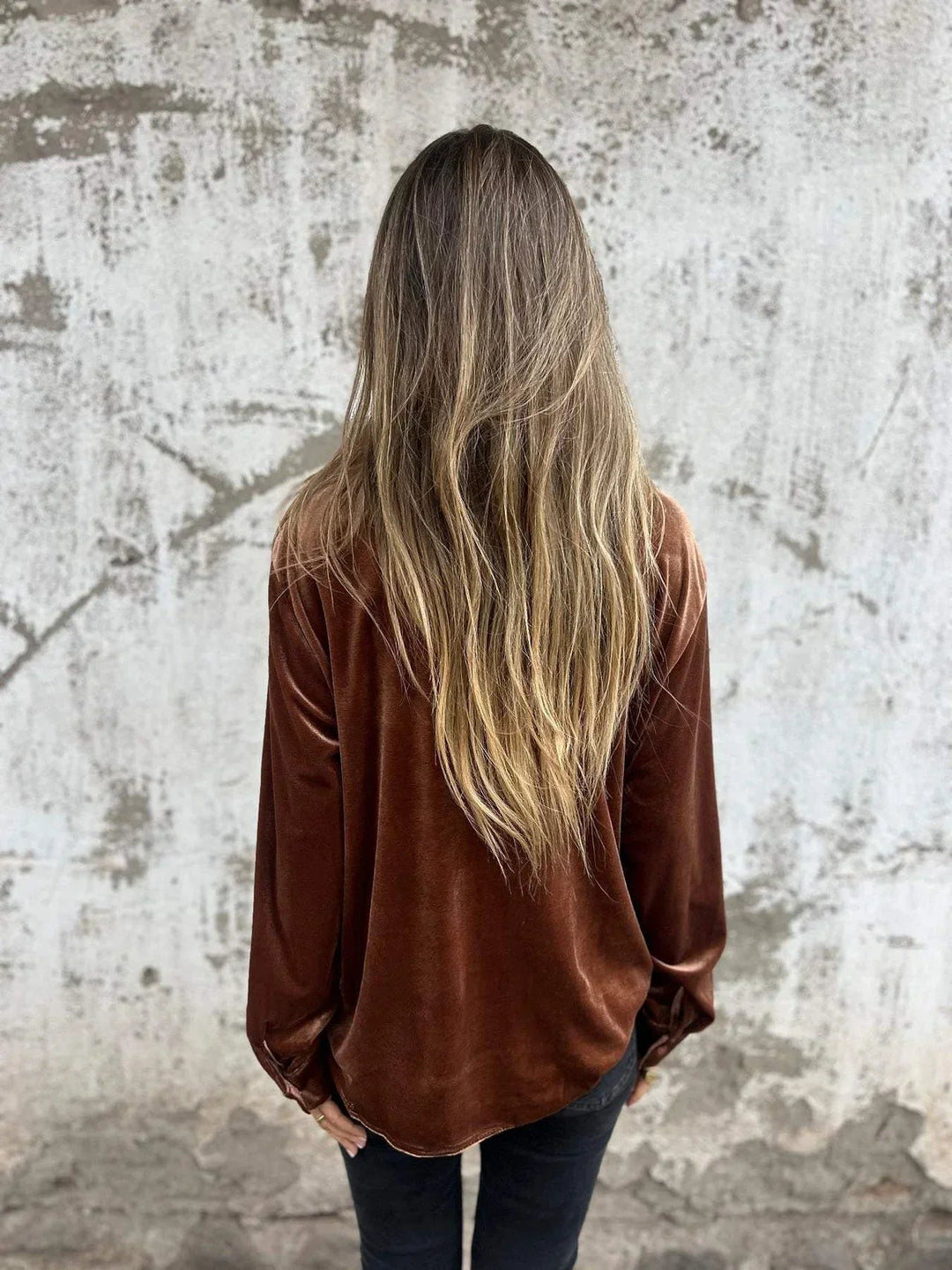Marianne | Velvet Blouse - Ciara & Fiona