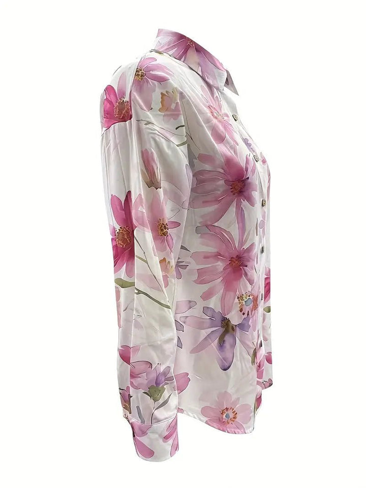 Marisse | Elegant Floral Blouse - Ciara & Fiona