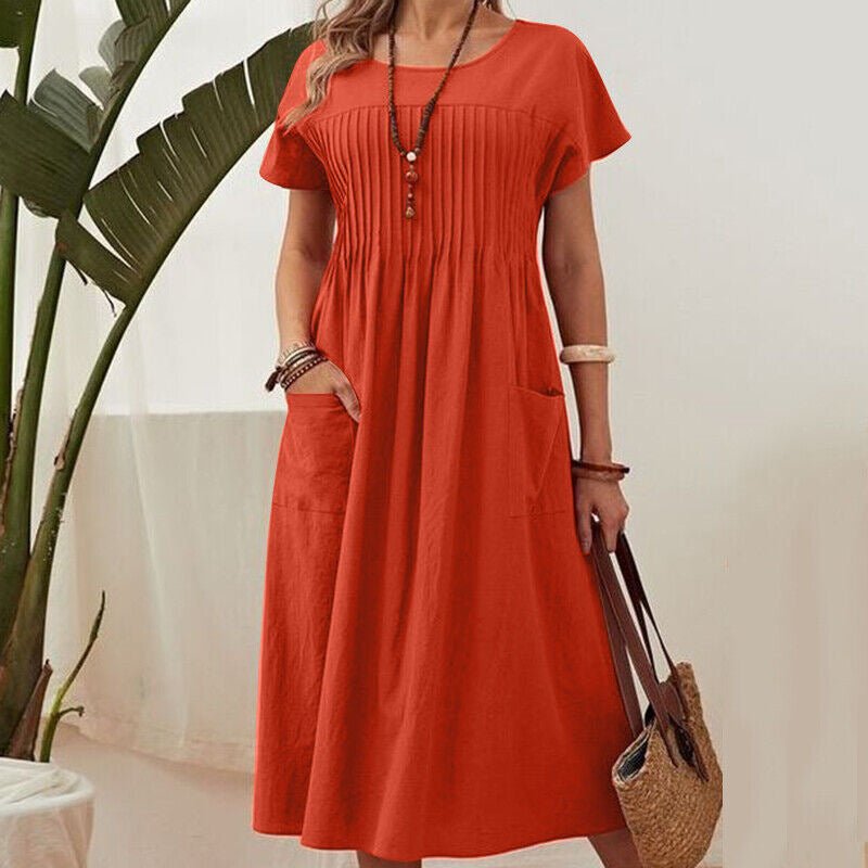 Marley | Loose Tummy Covering Dress - Ciara & Fiona