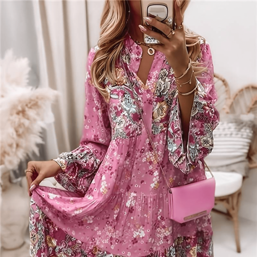 Maybelle | Floral Print Dress - Ciara & Fiona
