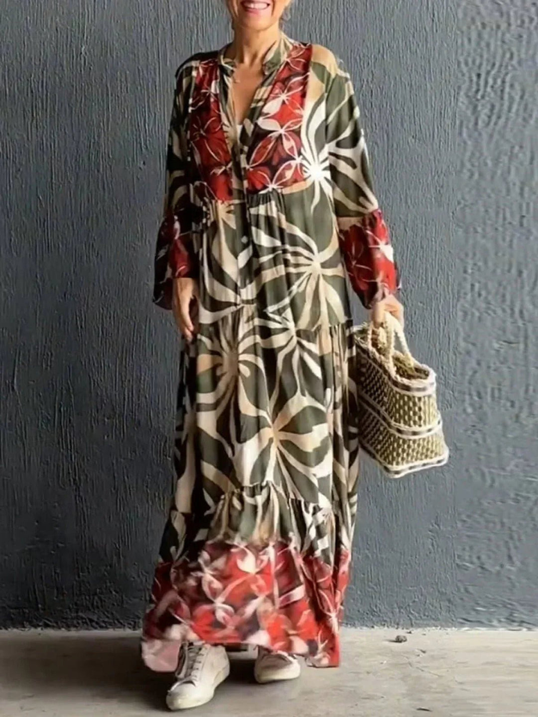 Melle | Loose dress with print - Ciara & Fiona