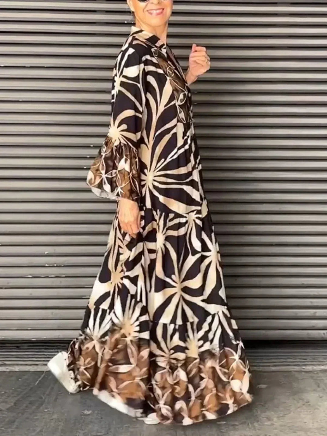 Melle | Loose dress with print - Ciara & Fiona