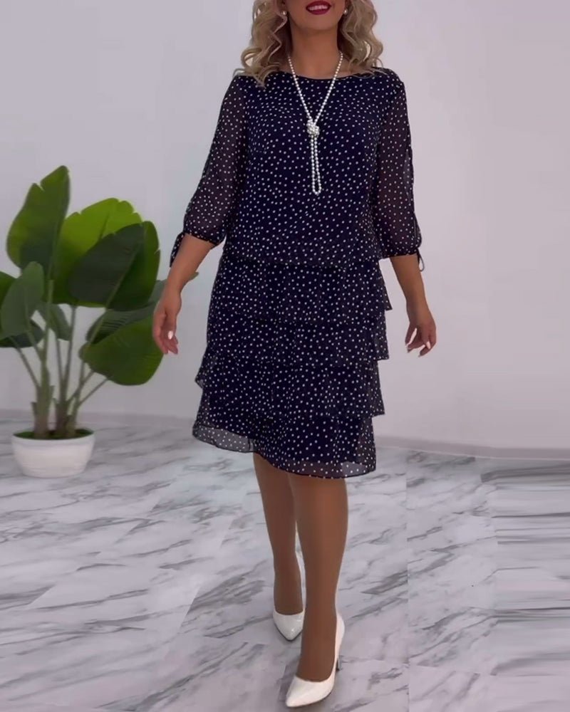 Mildred | Elegant Layered Dress - Ciara & Fiona