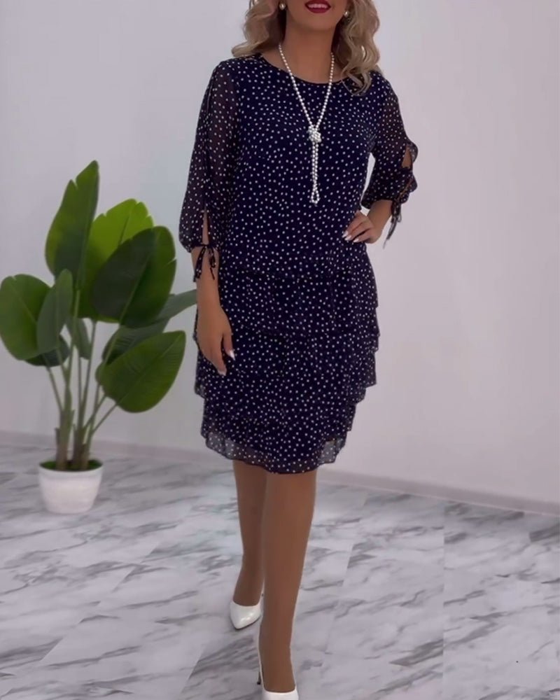 Mildred | Elegant Layered Dress - Ciara & Fiona