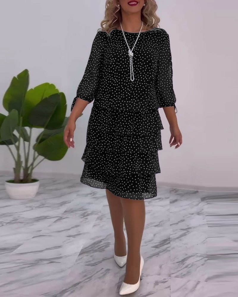 Mildred | Elegant Layered Dress - Ciara & Fiona