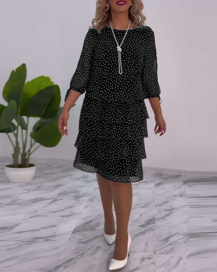 Mildred | Elegant Layered Dress - Ciara & Fiona