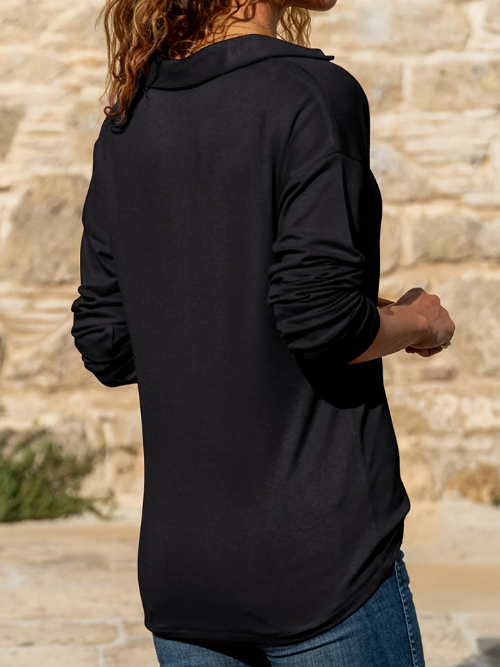 Miles | Chic Long - Sleeved Top - Ciara & Fiona