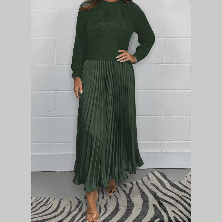 Mina | Long Dress with Belly Cover - Ciara & Fiona
