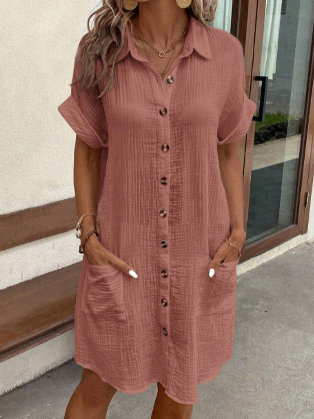 Nancy | Oversized Polo Dress - Ciara & Fiona