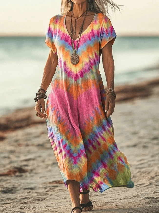 Navie | V - neckline Dress - Ciara & Fiona