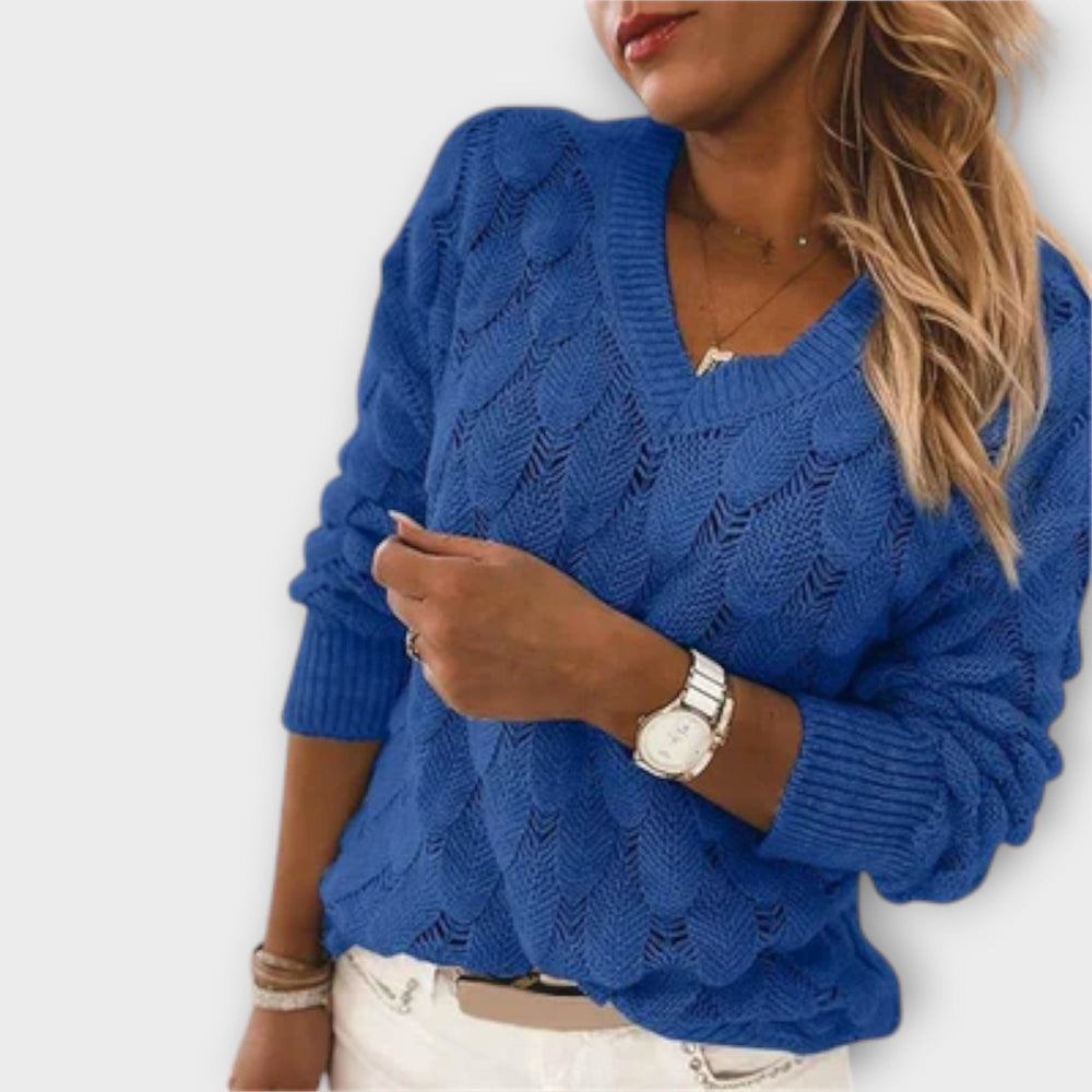 Noemier - V - Neck Sweater - Ciara & Fiona