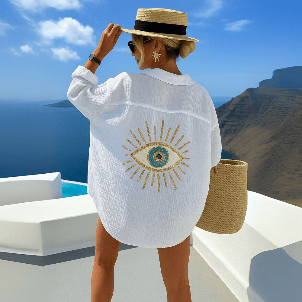 Odette | Ibiza Style Casual Blouse - Ciara & Fiona