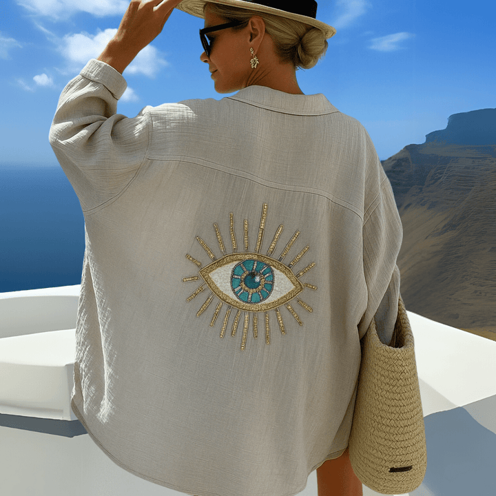 Odette | Ibiza Style Casual Blouse - Ciara & Fiona