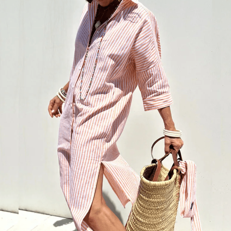 Olene | Striped Dress Shirt - Ciara & Fiona