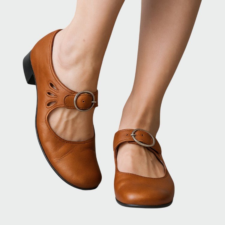 Olivia - Classic Buckle Mary Jane Shoes - Ciara & Fiona