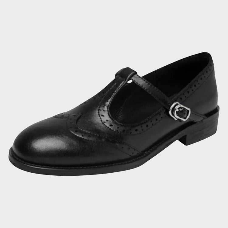 Olivia – Elegant Leather Mary Jane Shoes - Ciara & Fiona