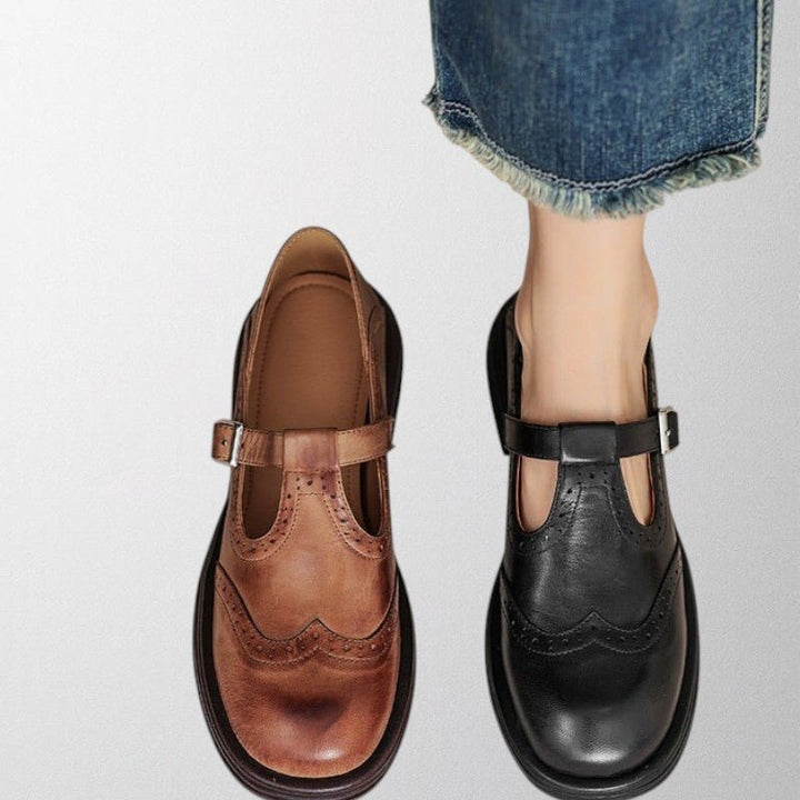 Olivia - Elegant Leather Shoes - Ciara & Fiona