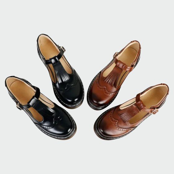 Olivia - Elegante T - Bar Leather Shoes - Ciara & Fiona