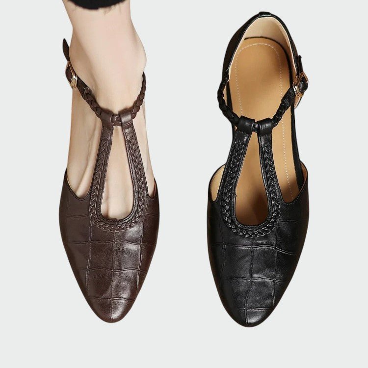 Olivia - Pointed T - Bar Mary Jane Shoes - Ciara & Fiona