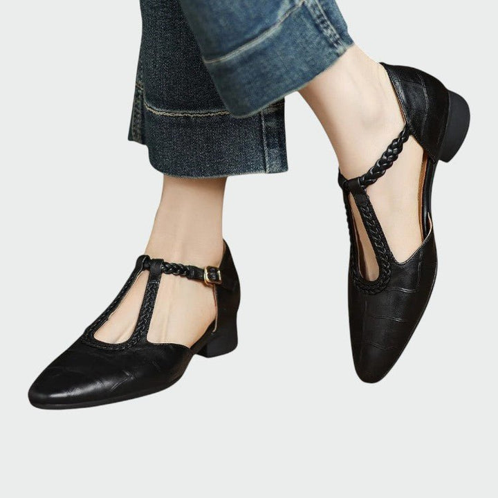 Olivia - Pointed T - Bar Mary Jane Shoes - Ciara & Fiona