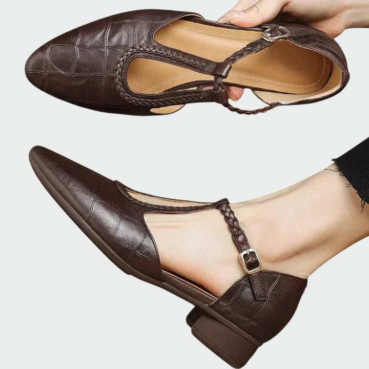 Olivia - Pointed T - Bar Mary Jane Shoes - Ciara & Fiona