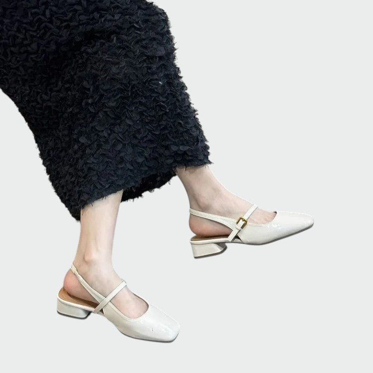 Olivia - Square Tip Mary Jane Shoes - Ciara & Fiona
