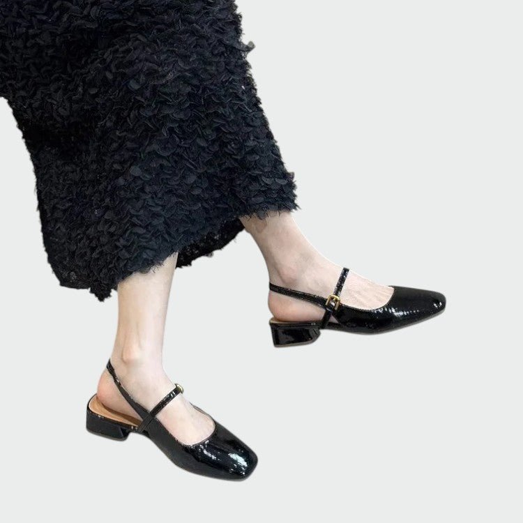 Olivia - Square Tip Mary Jane Shoes - Ciara & Fiona