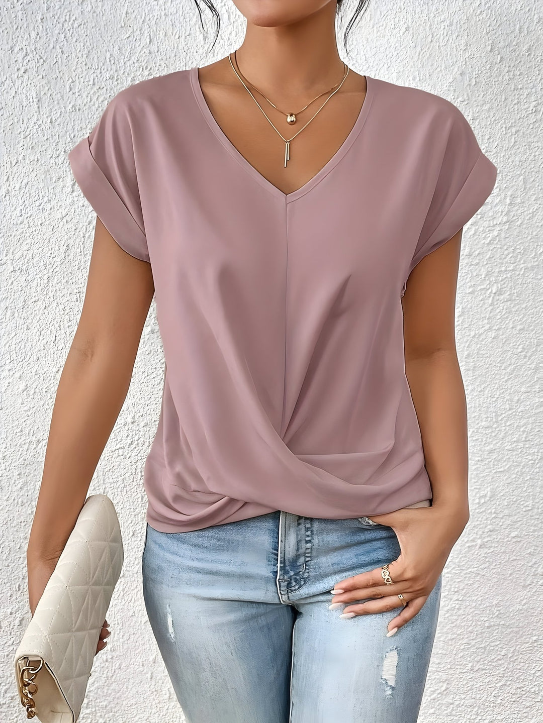 RAENA | Twist - Front Top with Chic Detail - Ciara & Fiona
