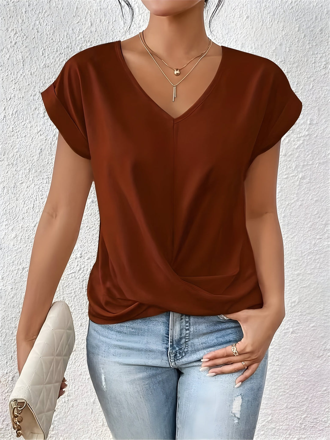 RAENA | Twist - Front Top with Chic Detail - Ciara & Fiona