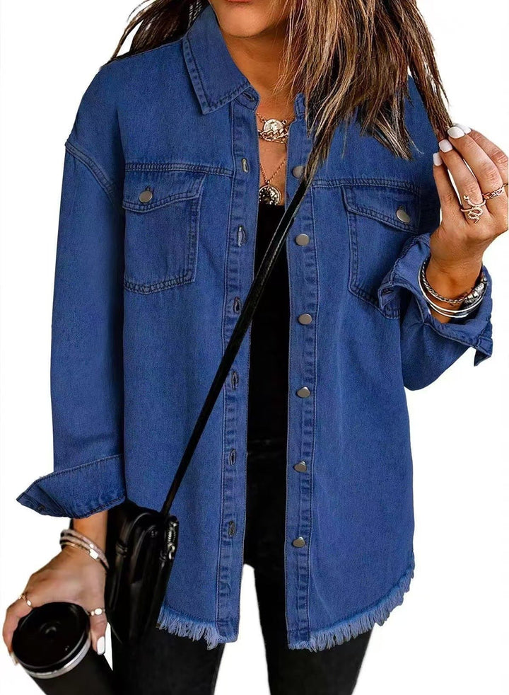 Roxanne | Classic Everyday Denim Jacket - Ciara & Fiona