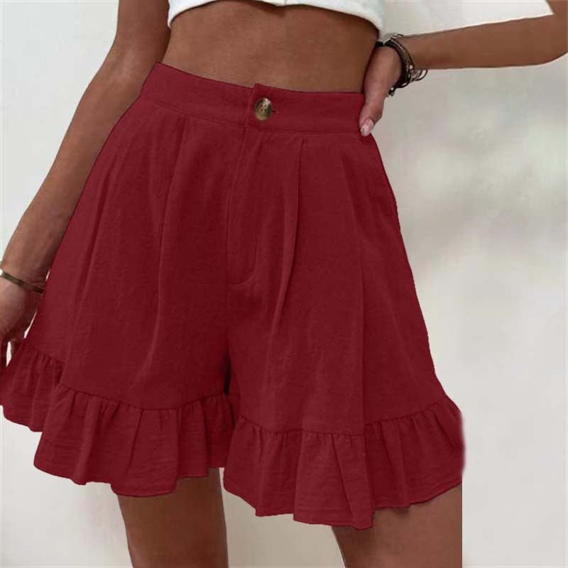 Ruth | Casual Ruffled Shorts - Ciara & Fiona