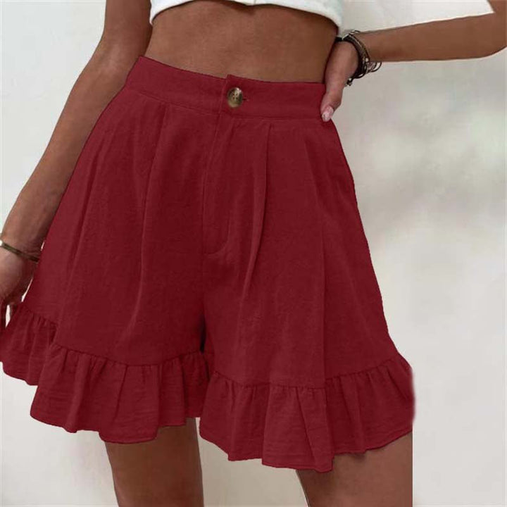 Ruth | Casual Ruffled Shorts - Ciara & Fiona